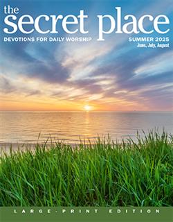 SECRET PLACE LARGE PRINT SUMMER 2025